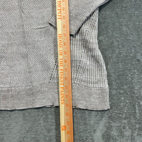 Ann Taylor LOFT Outlet Women Beige Boatneck Pullover Cotton Sweater Medium Beach - Picture 7 of 10